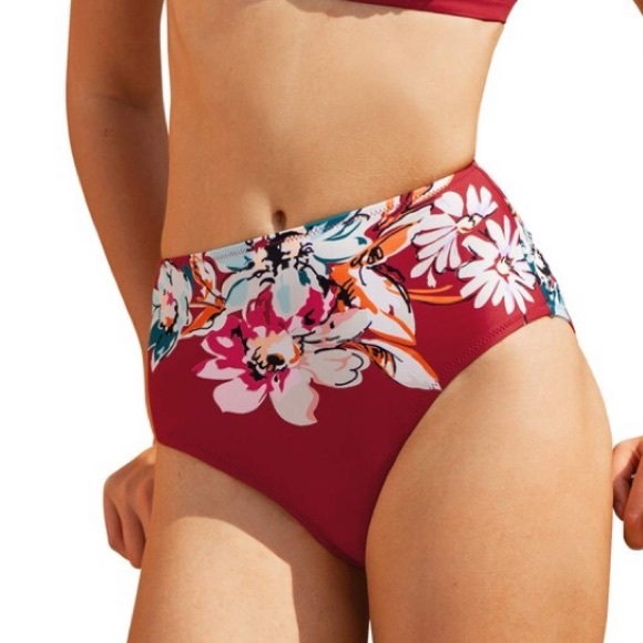 Cupshe Swim Cupshe Womens High Waisted Bikini Swimsuit Floral